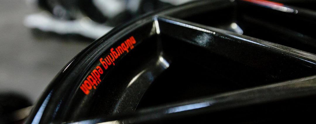 BBS Alufelge mit Tampondruck Veredelung