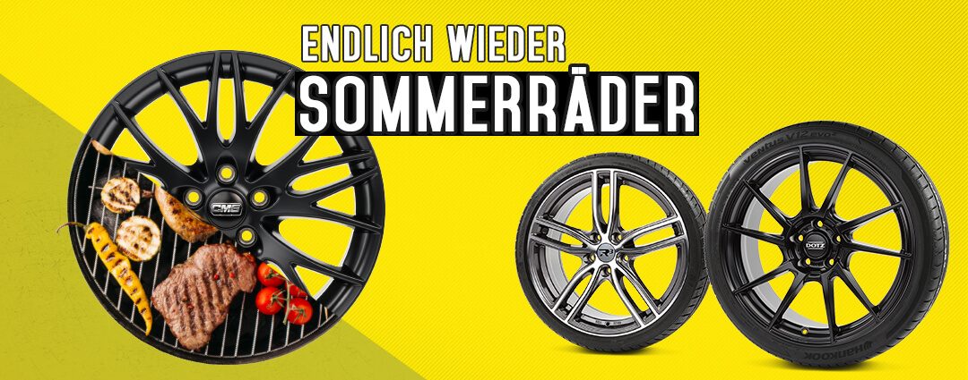 Endlich wieder Sommerräder