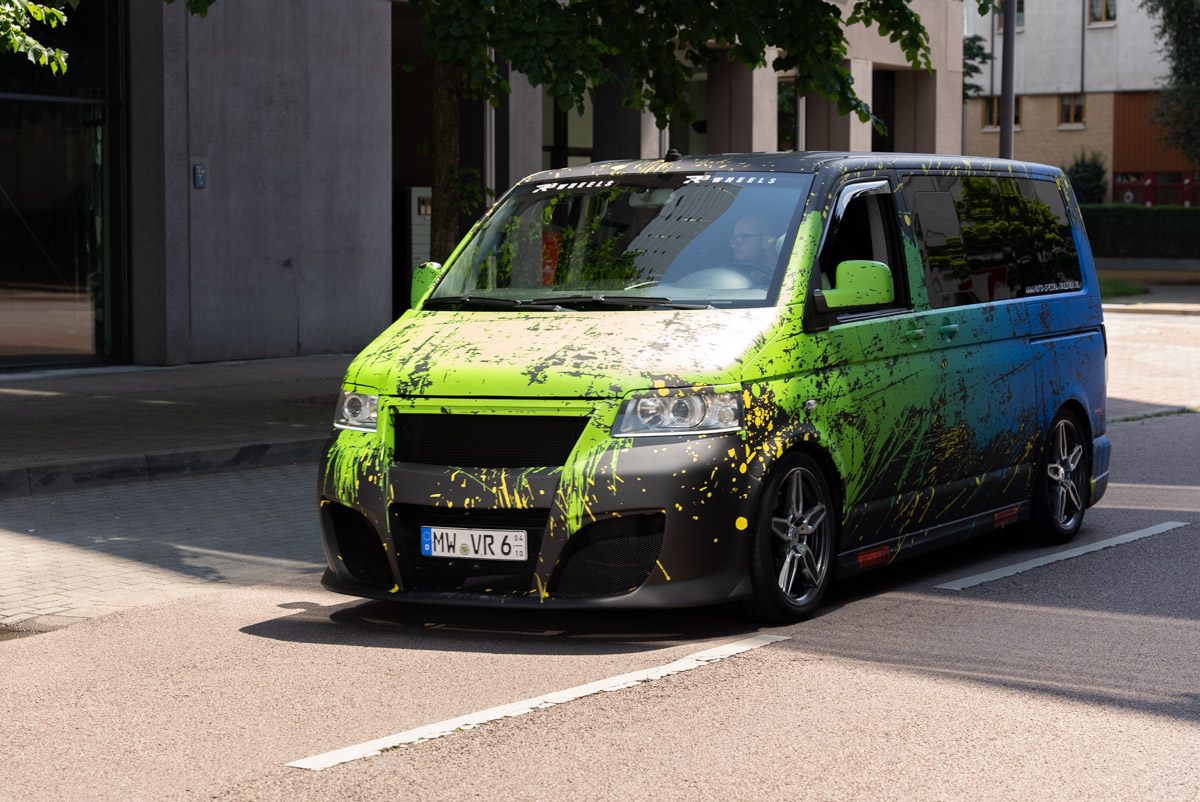 Matthias in seinem VW T5
